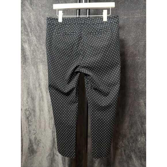Lauren Ralph Lauren pants women's 10P black white polka dot inseam 26" - Picture 5 of 9